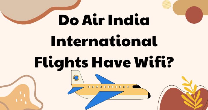 Do Air India International Flights Have Wifi