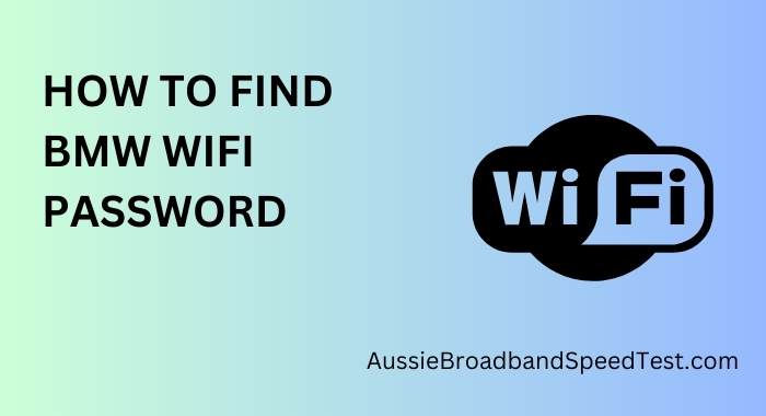 How to Find Your BMW WiFi Password